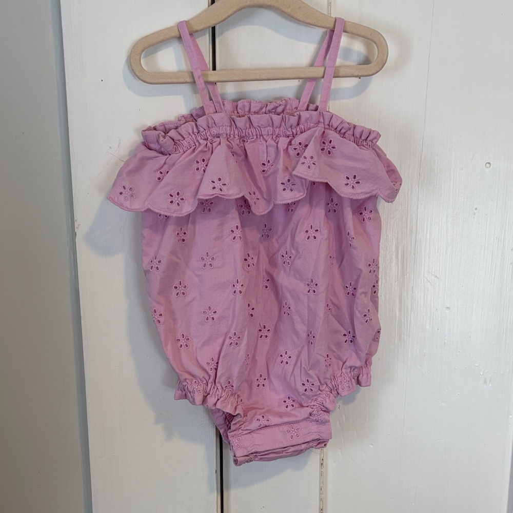 GAP Kids Lilac Eyelet Bodysuit